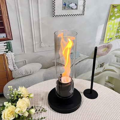 酒精壁炉旋转真火壁炉酒精炉真火炉家用民宿火炉桌面火炉取暖火炉