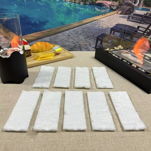 酒精壁炉棉芯装饰真火壁炉酒精炉芯家用露营火炉桌面装饰火炉棉芯