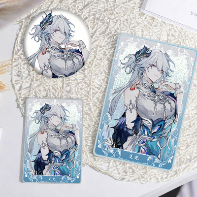 星穹铁道爻光亚克力镭射徽章