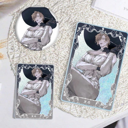 生化危机里昂流沙吧唧徽章礼物