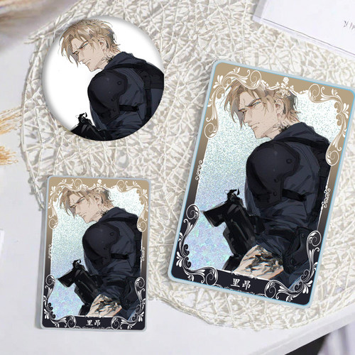 生化危机里昂流麻谷子收藏徽章