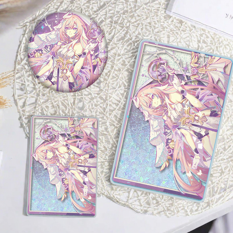 爱莉希雅谷子徽章吧唧流沙麻将