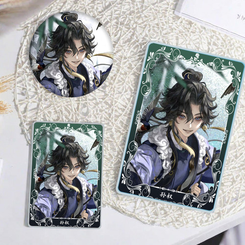 王者荣耀孙权亚克力镭射徽章