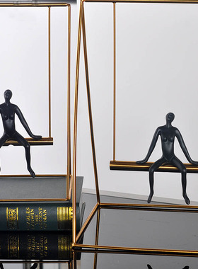 简约现代风书柜创意桌面摆饰品