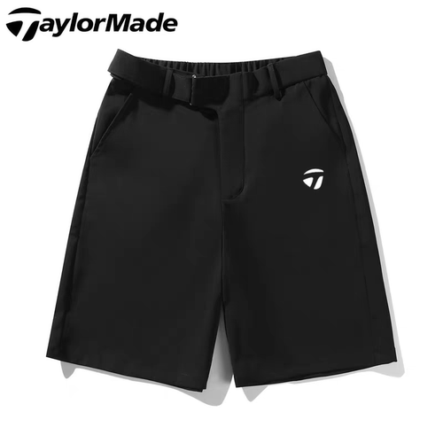 正品夏季冰丝Taylormade泰勒梅高尔夫短裤五分裤男时尚运动弹力裤