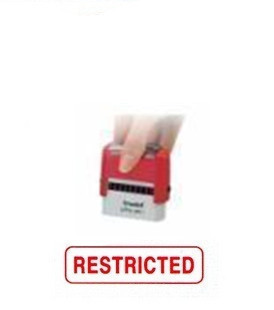 trodat/卓达4911回墨印章 万次印章E066 RESTRICTED