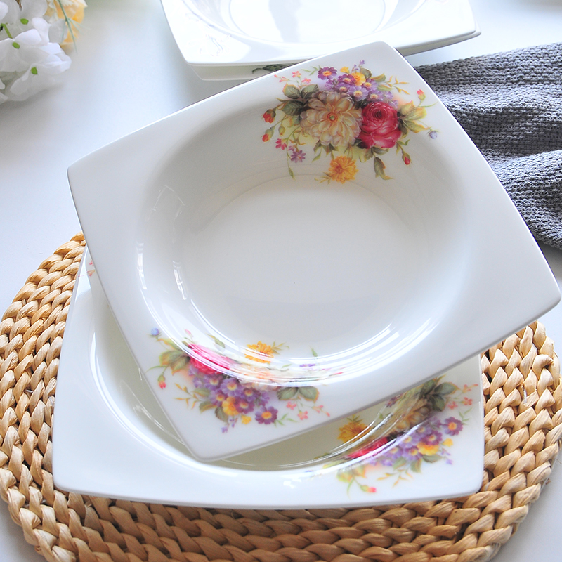 方盘深口创意家用餐具套装组合