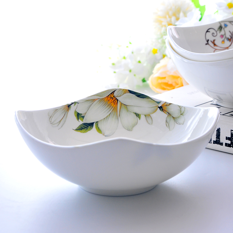 饭盘菜盘家用唐山无铅骨瓷陶瓷