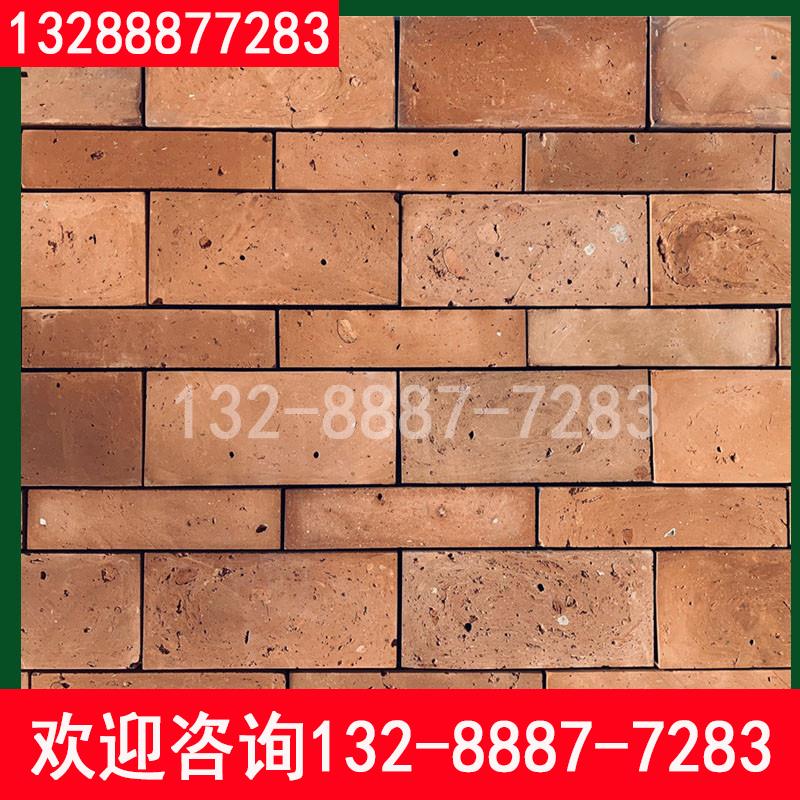 外墙老红砖切片中式仿古砖背景墙古建文化砖复古小红砖片旧砖墙砖图片