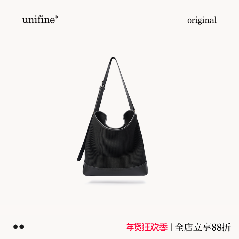unifine新款托特包通勤简约黑色包包大容量斜挎包单肩腋下包软包,箱包皮具/热销女包/男包,托特包,淘宝优惠券,粉丝福利购,淘宝优惠卷
