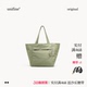 unifine新款 简行托特包大容量轻便城市风通勤包绿色包包男女通用