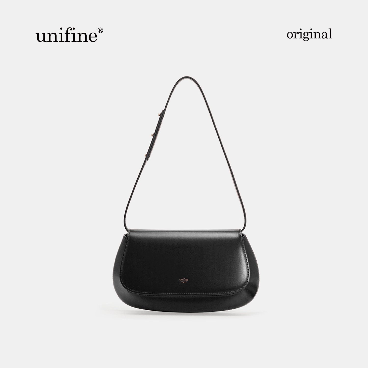 【金靖同款】unifine腋下包女新款真皮单肩包板栗包斜挎包通勤包