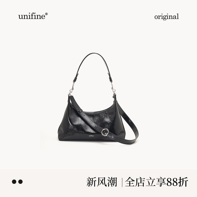 新款油蜡牛皮真皮腋下包