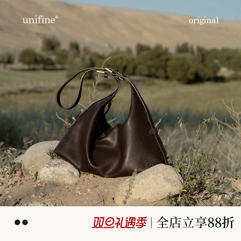 简行hobo头层牛皮托特包女大容量