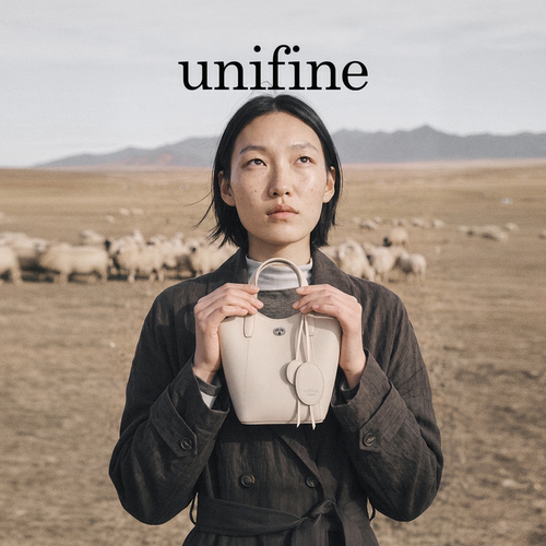 unifine菜篮子包中号头层牛皮