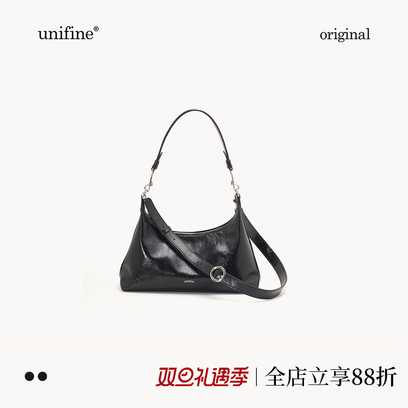 新款油蜡牛皮真皮腋下包