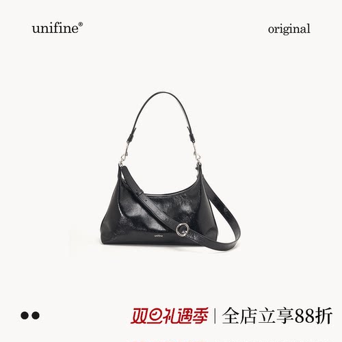 新款油蜡牛皮真皮腋下包