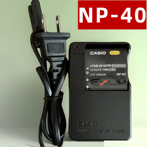 NP-40卡西欧P505/600/700/750 FC100/150 Z100/200相机电池充电器