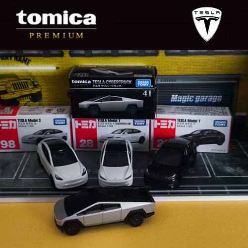 TOMY多美卡特斯拉赛博皮卡合金车