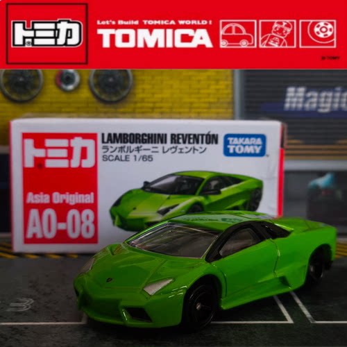 TOMY多美卡红白盒兰博基尼雷文顿