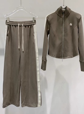 E233新款年秋季新款立领拉链运动卫衣休闲裤子套装女30211034