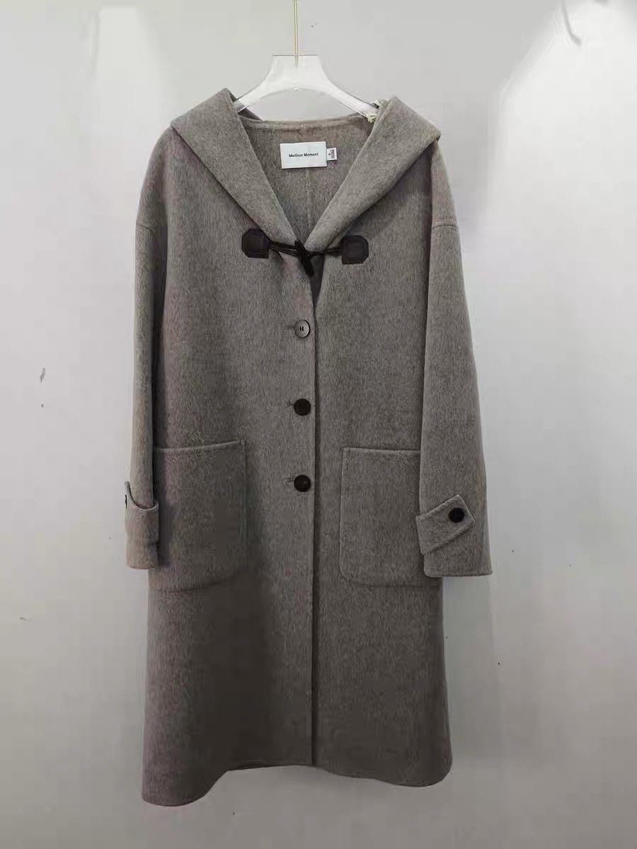 A563秋冬双面羊绒双面毛呢大衣外套女高级感牛角扣外套,女装/女士精品,毛呢外套,淘宝优惠券,粉丝福利购,淘宝优惠卷