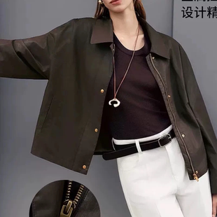 A344新品 出街高级感休闲夹克短外套 时尚