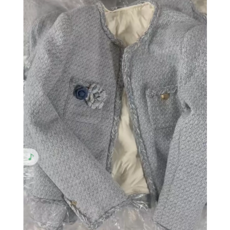 C102新款羽绒服女加厚小香风羽绒绒外套潮