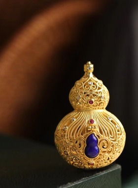 御臻女925银葫芦吊坠吊坠