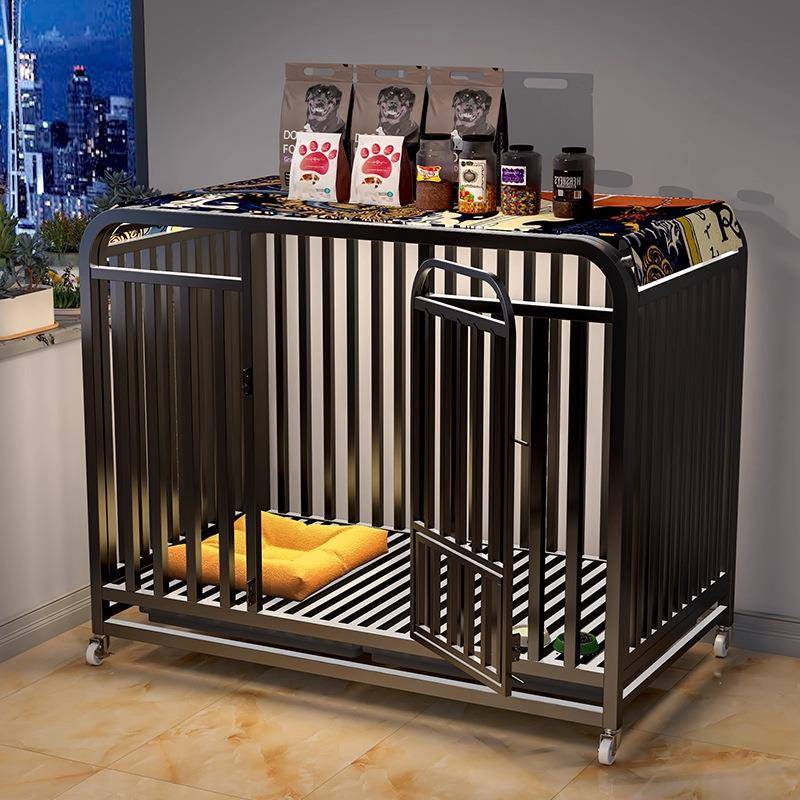 加粗狗笼子大型中型犬室内带厕所金毛萨摩耶边牧拉布拉多宠物围栏