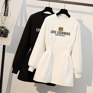 卫衣外套女秋冬中长款宽松大码加绒上衣2026春季新款爆款时尚洋气