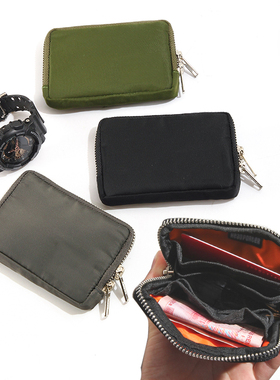 日本潮牌COIN PURSE照包迷你手拿口袋小包尼龙防水男女零钱卡包驾