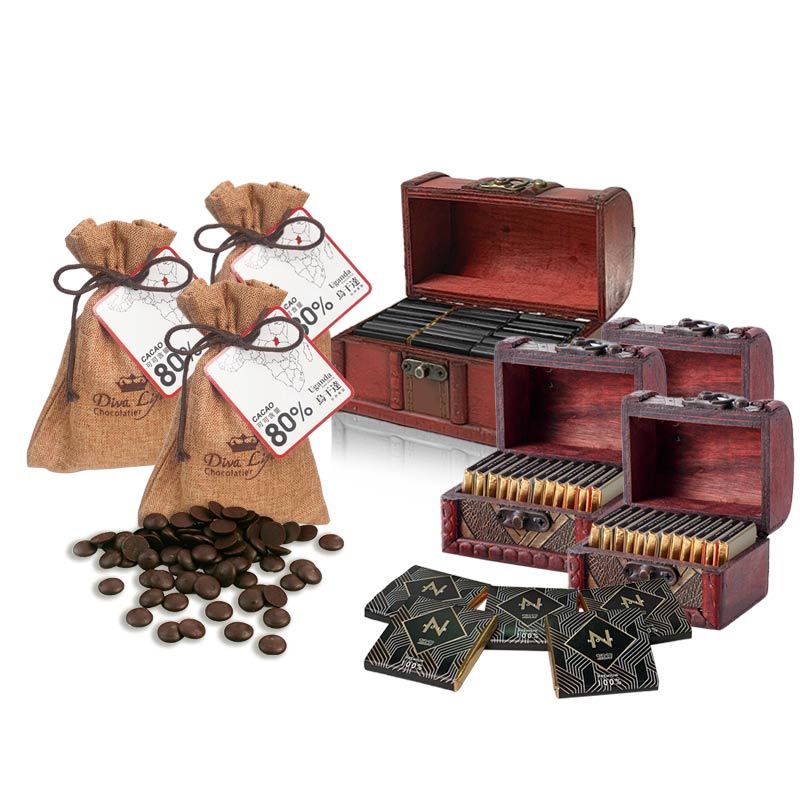 口感細膩可可液塊可可脂黑巧克力