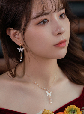 轻奢清冷项链锁骨链原创手工超仙