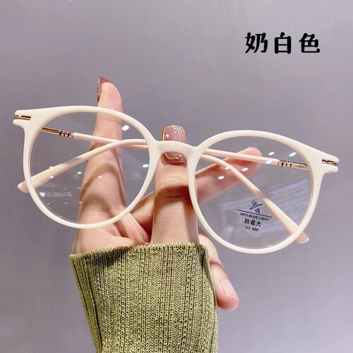 AOMAI圆框复古通用抗蓝光老花镜