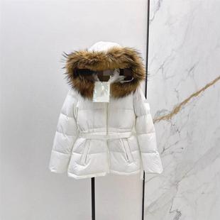 25时尚款字母南油羽绒服短款连帽微标收腰秋现货在仓懂货的的入手