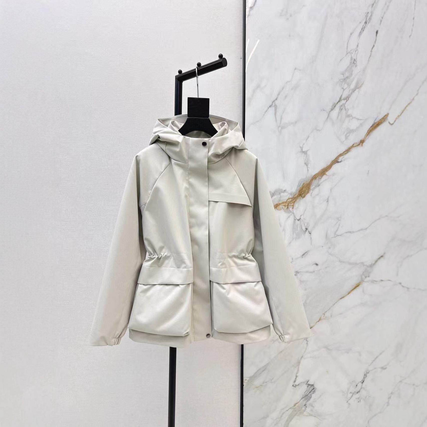 外套收腰风衣口袋深圳风双羽绒服南油款工装女抽绳秋2026早春新款,女装/女士精品,风衣,淘宝优惠券,粉丝福利购,淘宝优惠卷