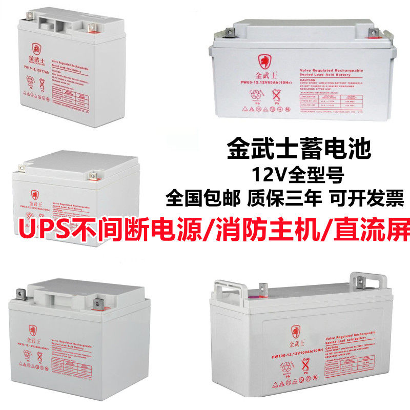 金武士蓄电池PH12V17AH24AH38AH