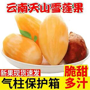 云南天山雪莲果新鲜水果当季应季红心特级9斤装孕妇大果红泥包邮