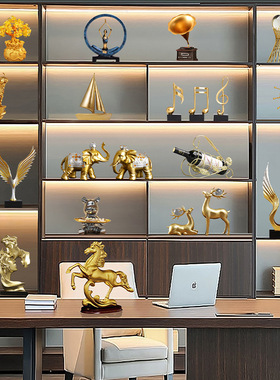 轻奢家居摆件大全酒柜玄关办公室