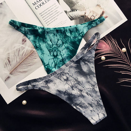 一片式无痕低腰内裤女丝滑丁字裤