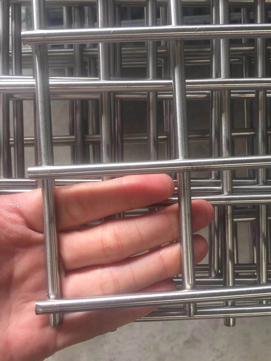 包邮304不锈钢网 焊接不锈钢 电焊网片 钢丝网方孔 加粗网片