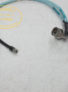 进口 UTIFLEX N 型 弯公头转 SMA公头 低损耗 微波 测试电缆0.6m