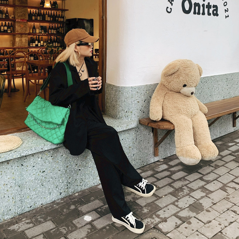 nobag原创高级感2021新款秋冬裥棉菱格链条包羽绒棉斜跨包大容量,箱包皮具/热销女包/男包,通用款女包,淘宝优惠券,粉丝福利购,淘宝优惠卷