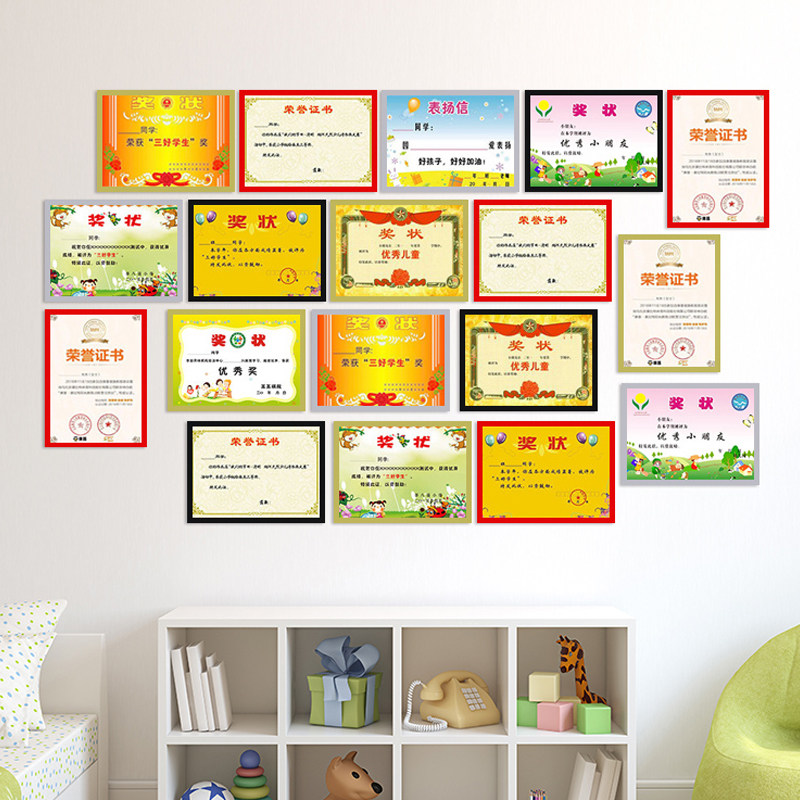 Magnetic certificate holder PVC Photo frame Wall hanging Honor Punch holes Exhibition Mounting Wall A4a3 Magnetic attraction photoin the Home accessories , Frame/Frames  category - from Buy2taobao.com to provide professional Taobao agent buy service