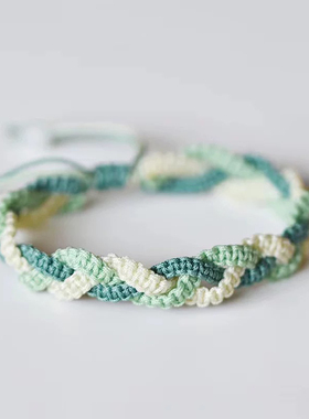 成品抖音网红渐变马卡龙手链