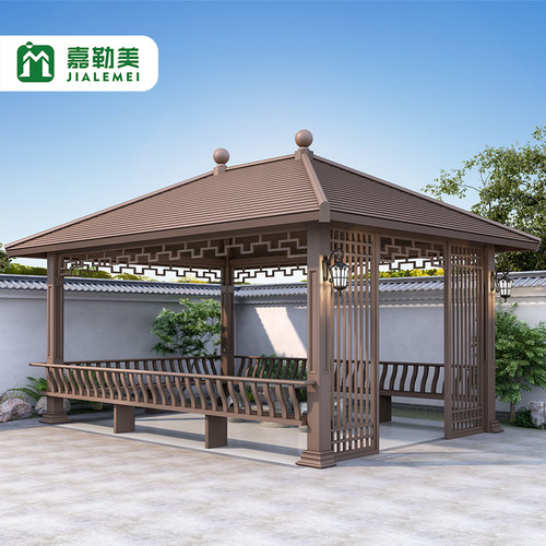 嘉勒美铝合金凉亭新中式