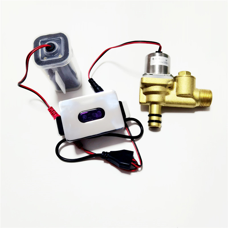 通用6VAGY100AB612B6620B一体化小便斗感应器电磁阀电池盒面板