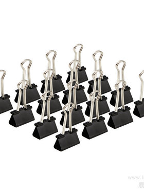 晨光长尾夹票夹夹子Eplus-色25mm（筒装）ABS92735万字夹反尾夹