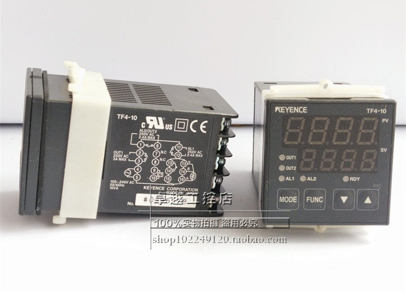 议价TF4-10 100-240VAC原装基恩士KEYENCE温控器 TF4-10议价